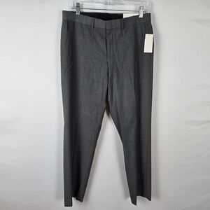Ryan Seacrest Pants Mens 33 x 30 Grey Distinction Ultimate Wear Cool Stretch NWT